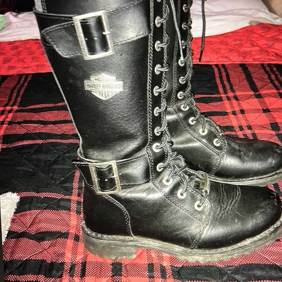 Ladies size 9 Harley Boots - Picture 2 of 2